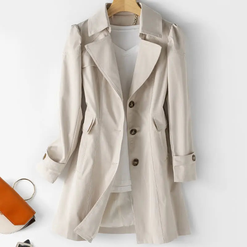 Halflange trenchcoat