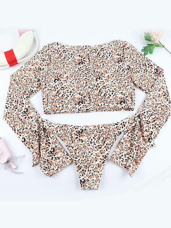 Dierenprint wetsuit met lange mouwen