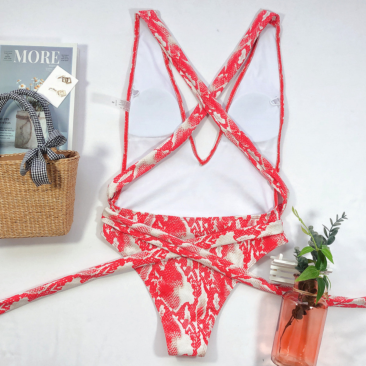 Badpak met crossover