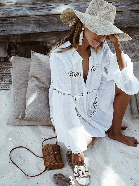 Cover-up met lange mouwen