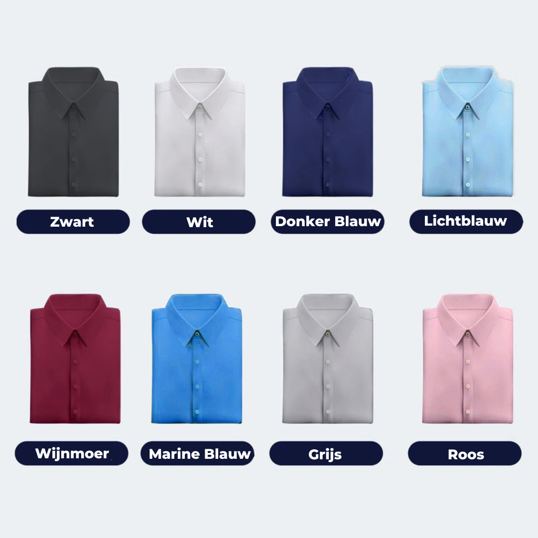 Stretchy en Kreukelvrij Overhemd
