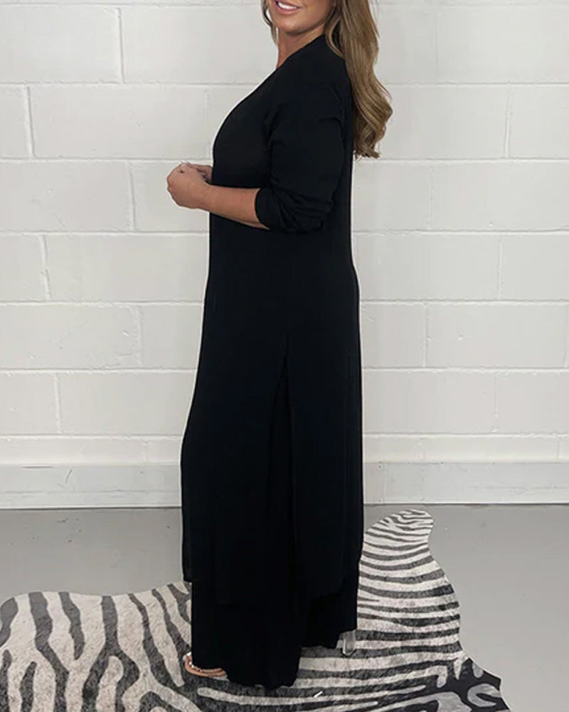 Casual tweedelig pak