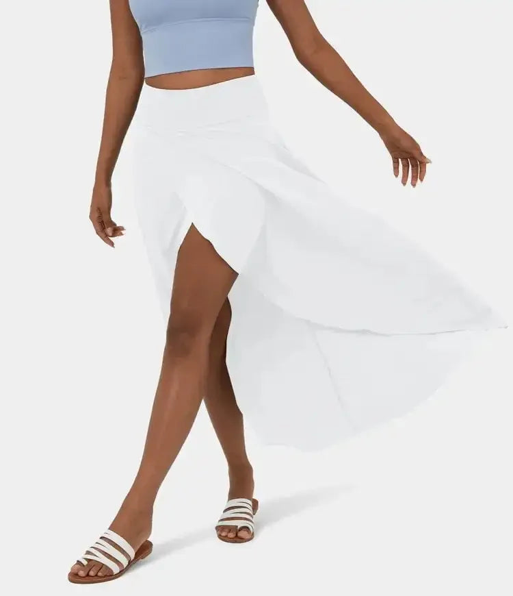 Hoge taille met lange rok
