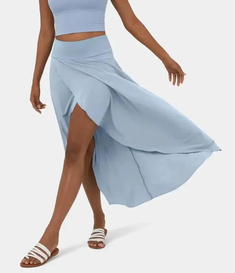 Hoge taille met lange rok