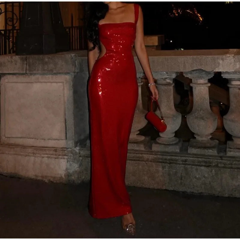 Gala jurk met open rug