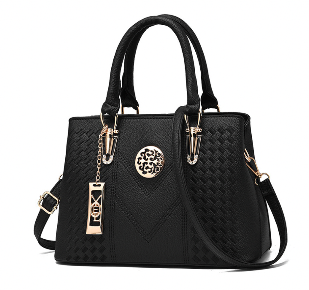 Modieus leren handtas