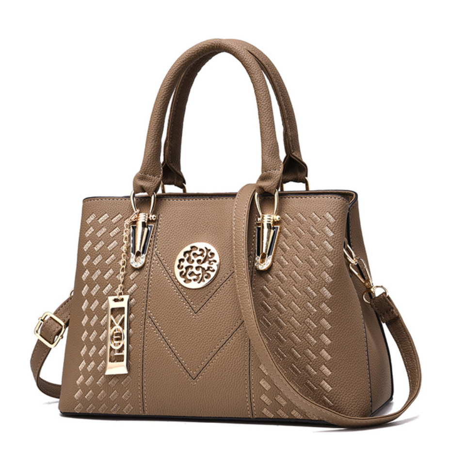 Modieus leren handtas