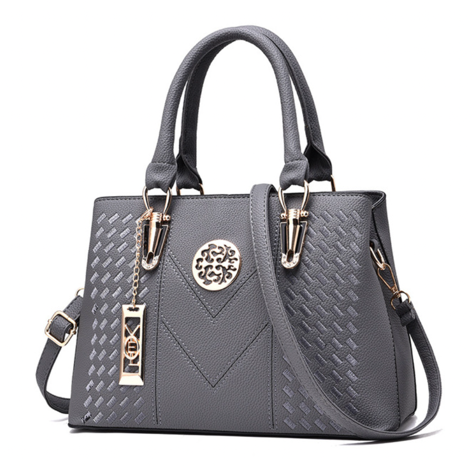 Modieus leren handtas