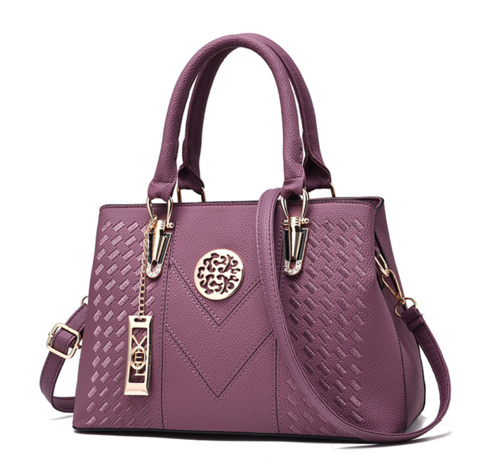 Modieus leren handtas