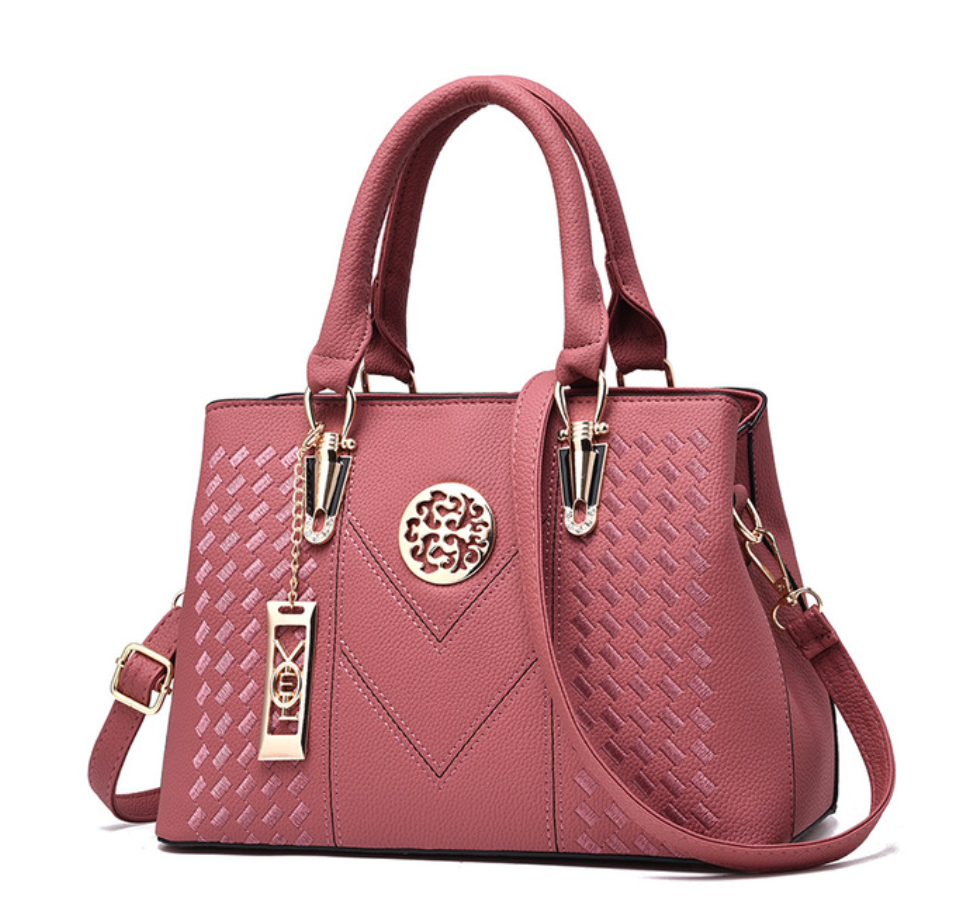 Modieus leren handtas