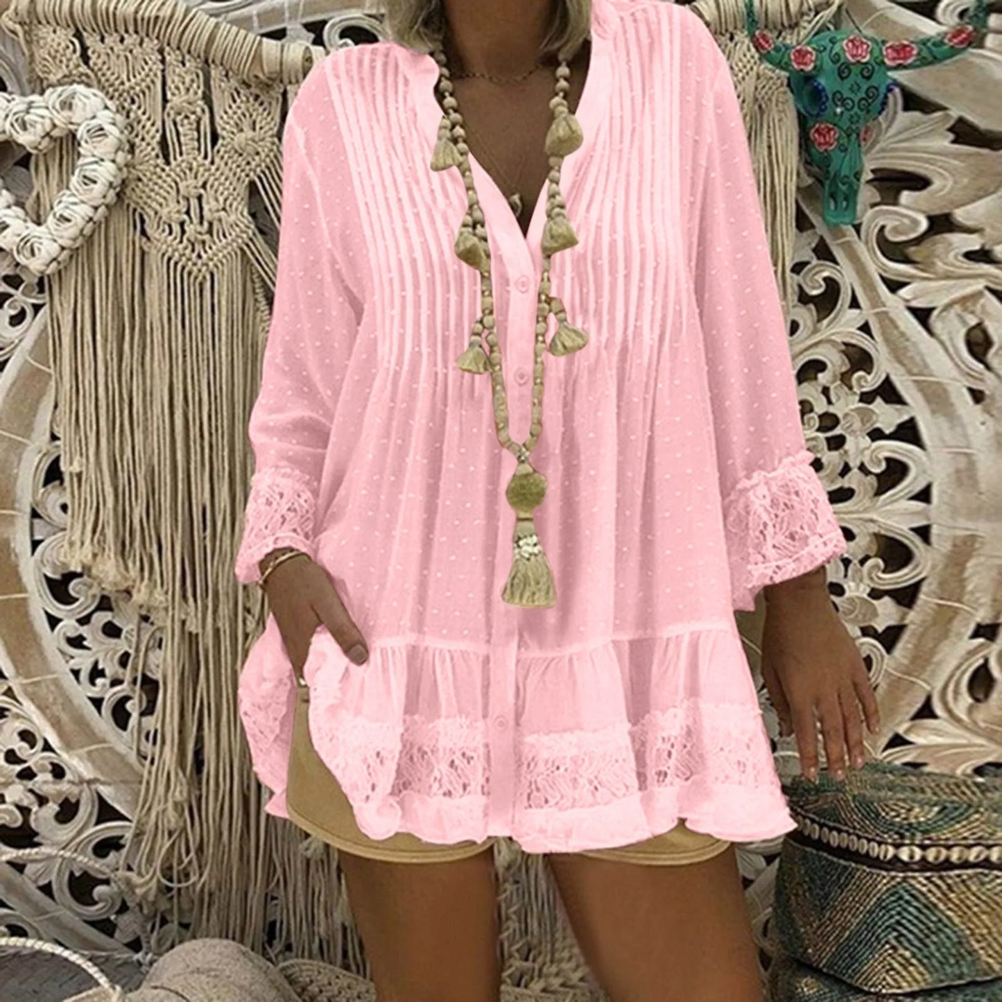 Elegante Boho Blouse