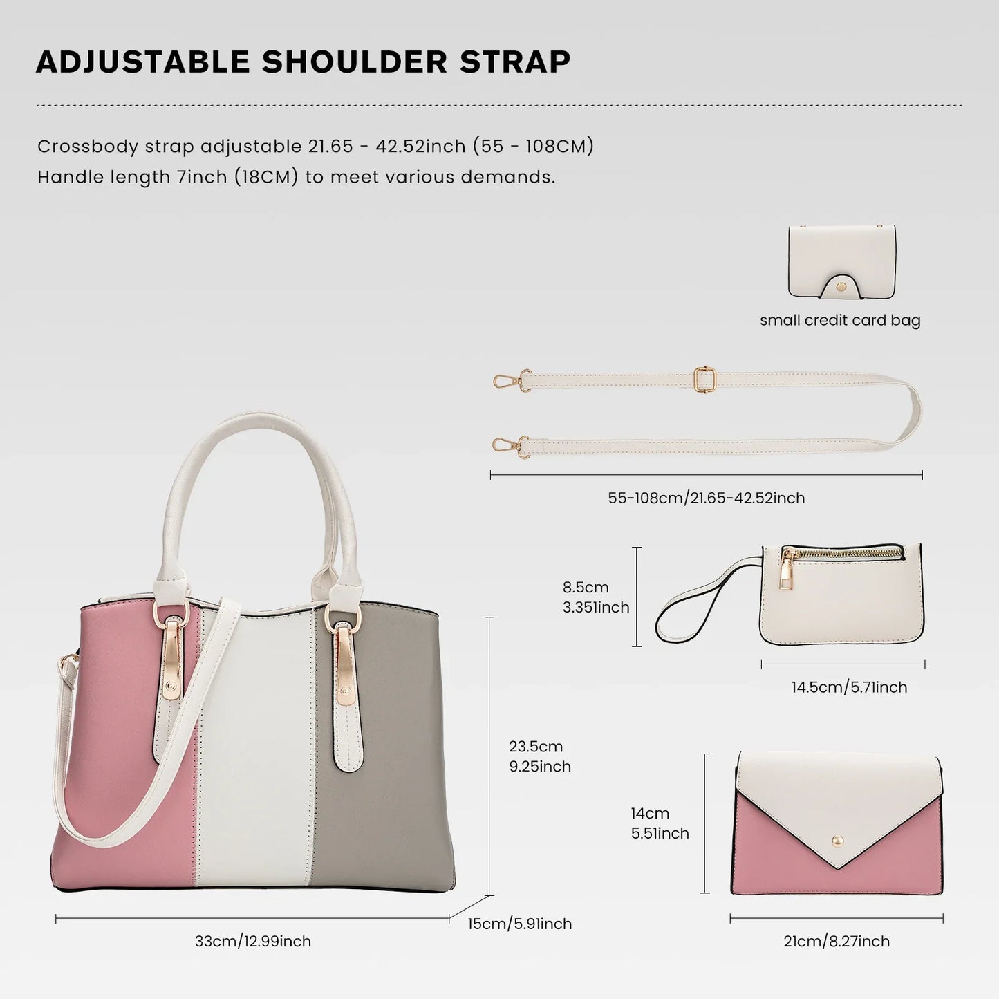 Complete handtas set 4 piece