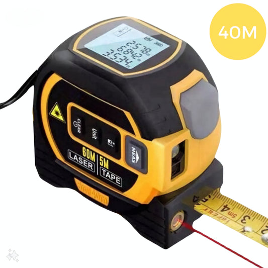 Digitale Laser Rolmaat 3-in-1 - 40 of 60m Bereik!