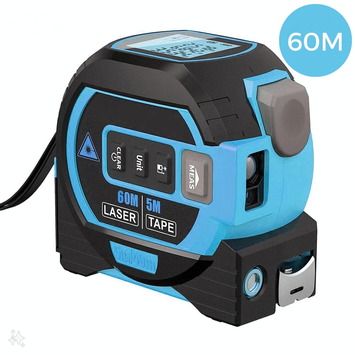 Digitale Laser Rolmaat 3-in-1 - 40 of 60m Bereik!