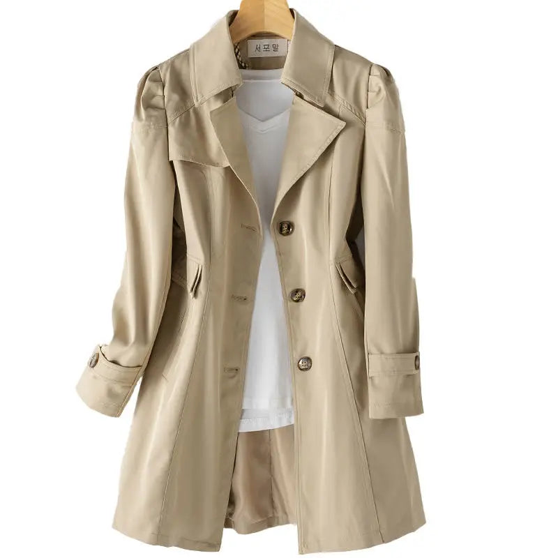 Halflange trenchcoat