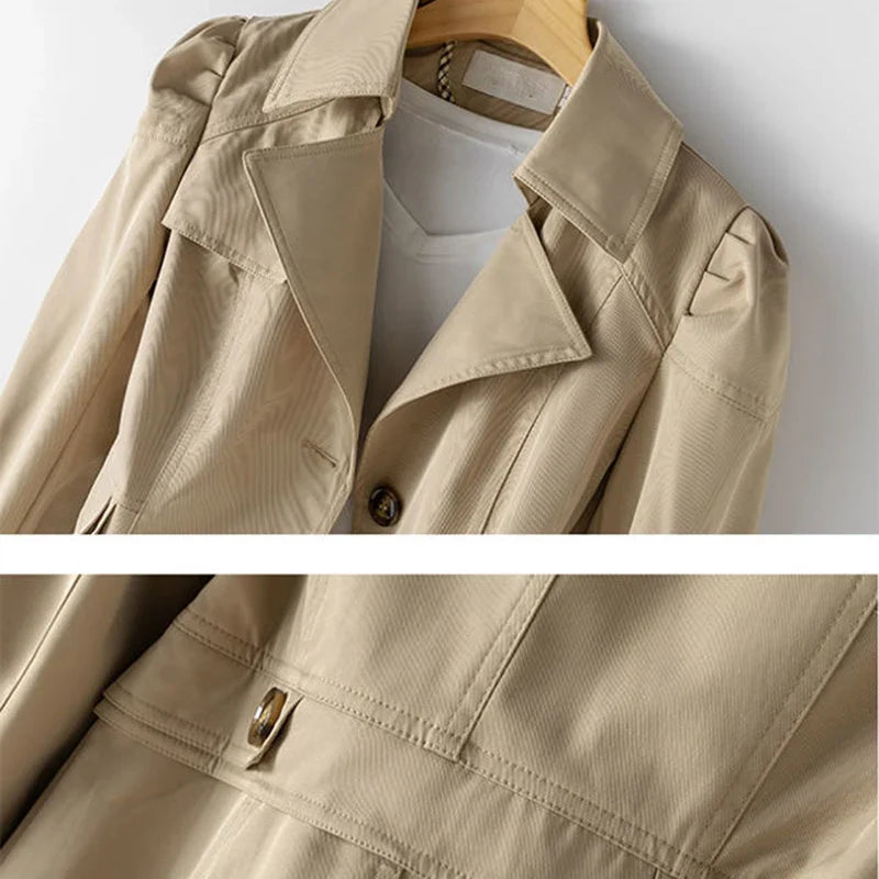 Halflange trenchcoat