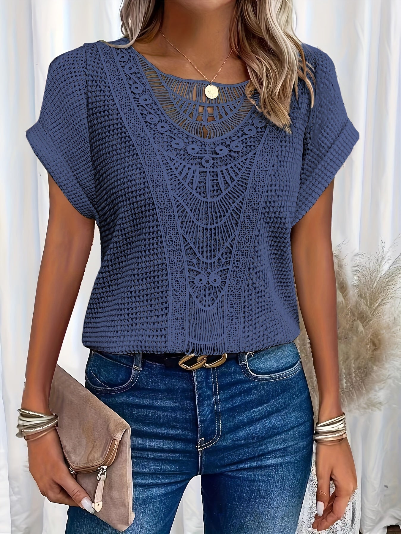 T-shirt met kant