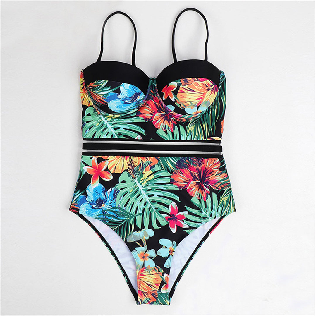 Bloemenprint badpak