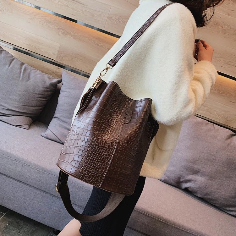 Leren Bucket Tas