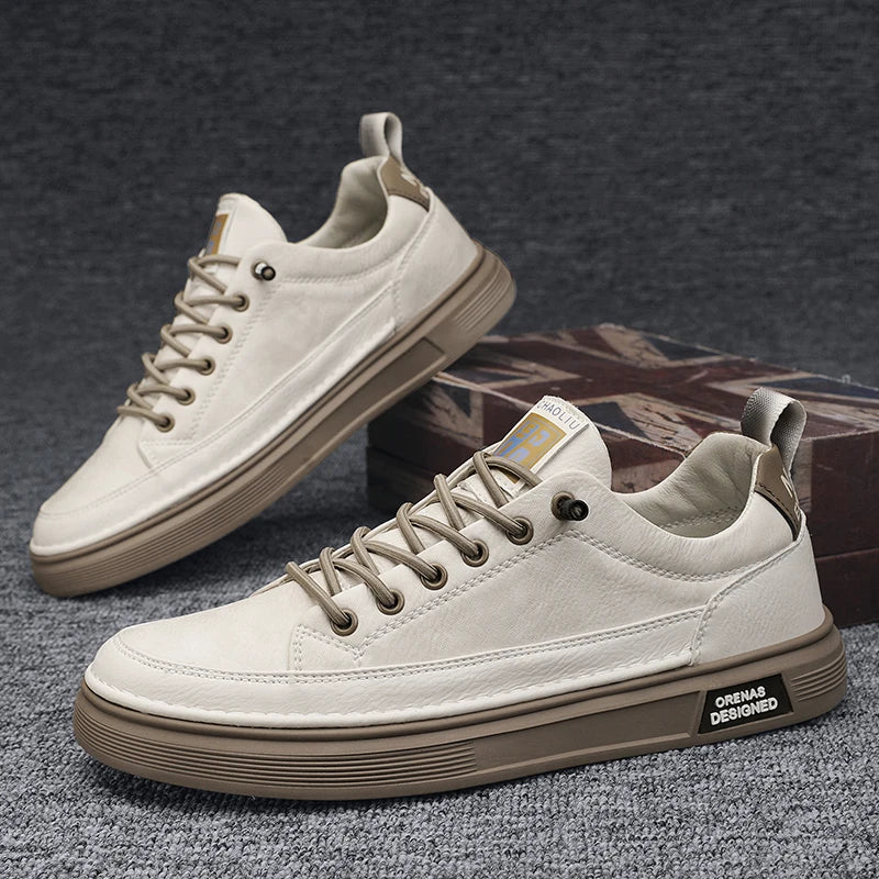 Casual leren schoenen