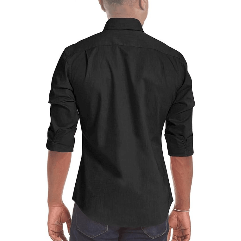 Stretchy Overhemd Met Rits