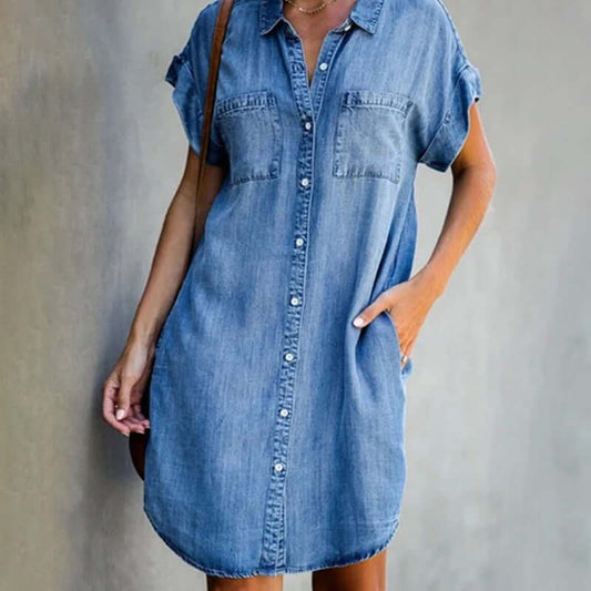Denim Jurk met zakken