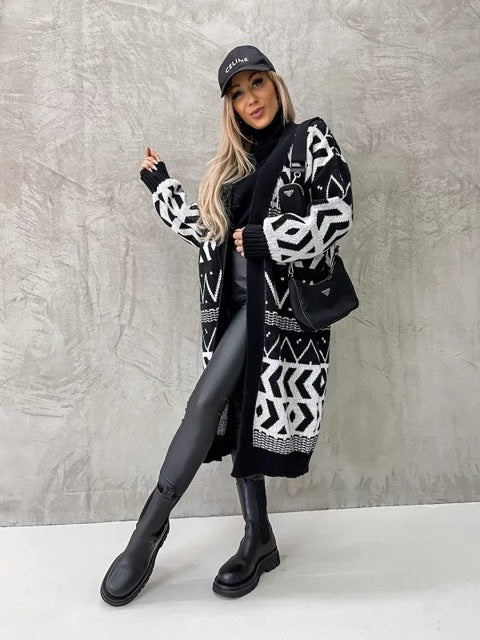 Lange cardigan
