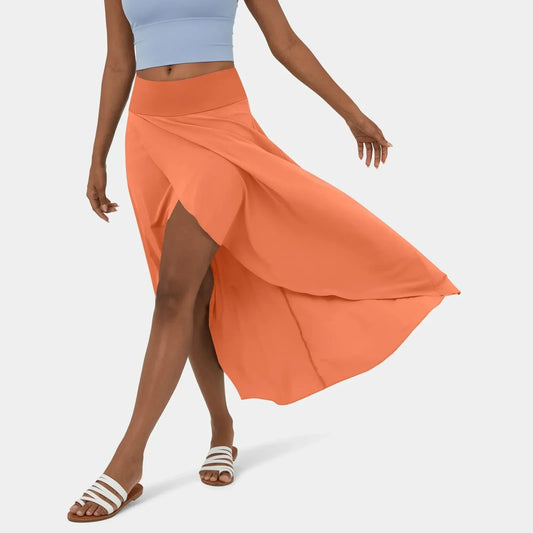 Hoge taille met lange rok
