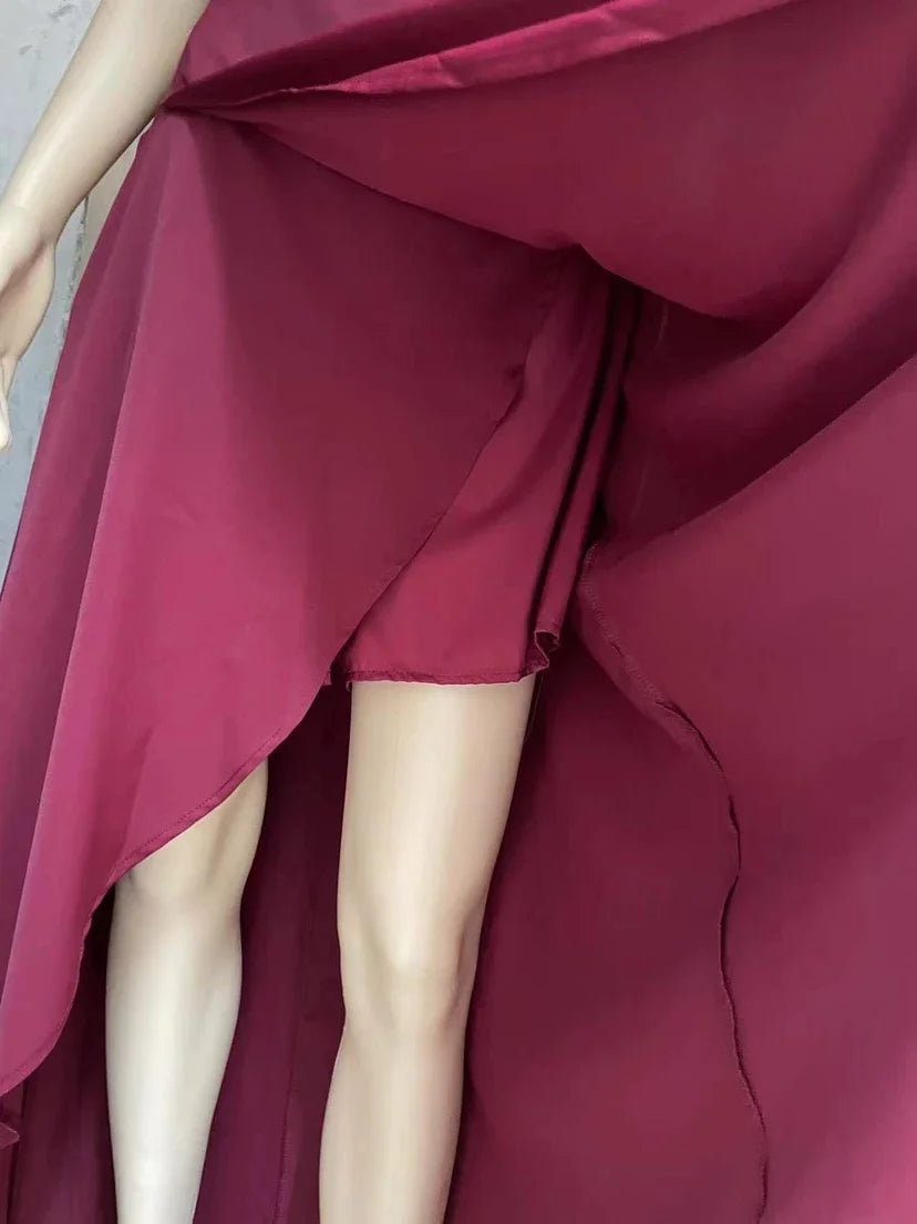 Hoge taille met lange rok