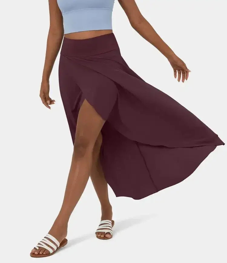 Hoge taille met lange rok