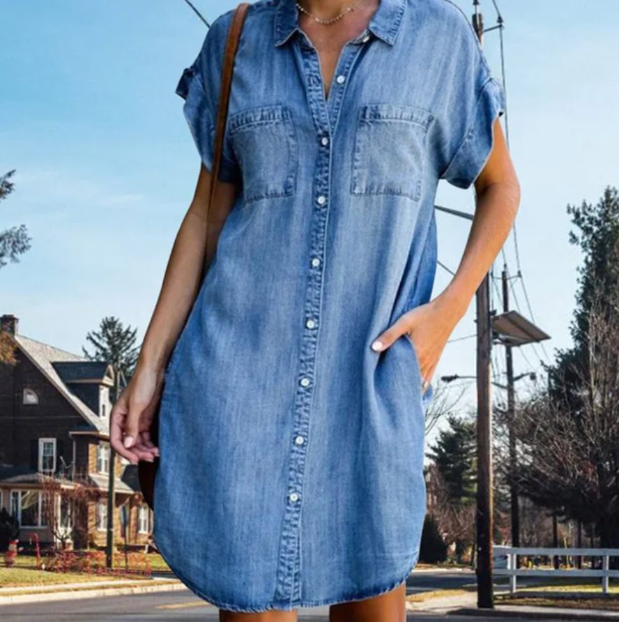 Denim Jurk met zakken