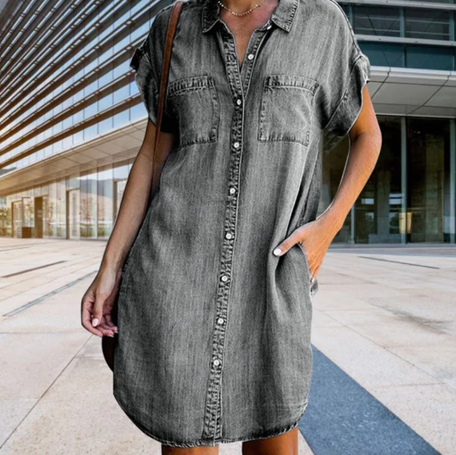 Denim Jurk met zakken