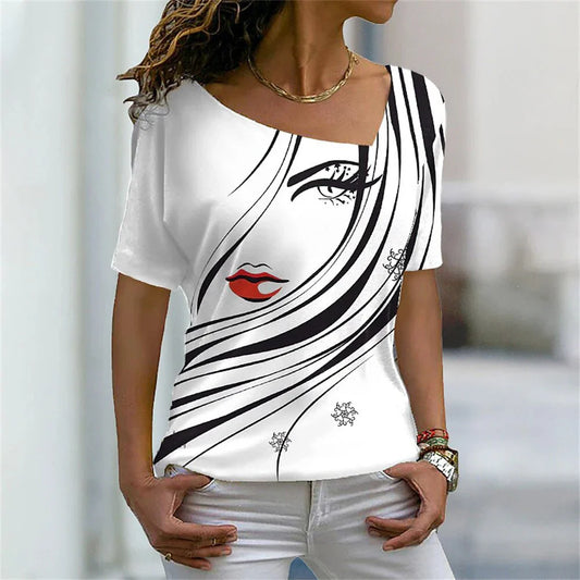 T-shirt met print