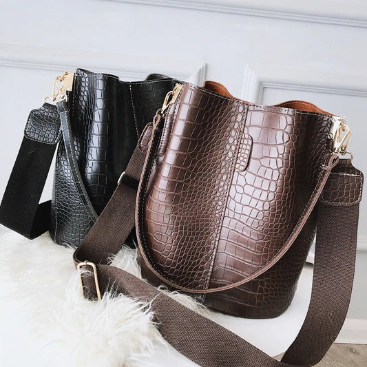 Leren Bucket Tas
