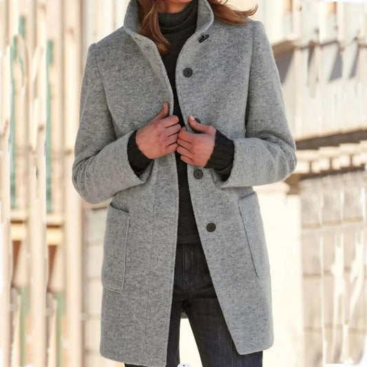 Wollen trenchcoat
