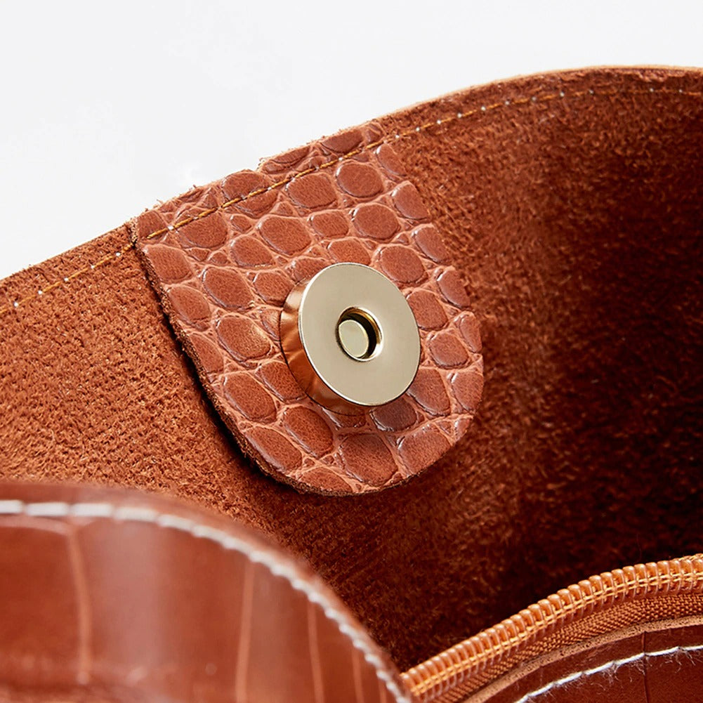 Leren Bucket Tas