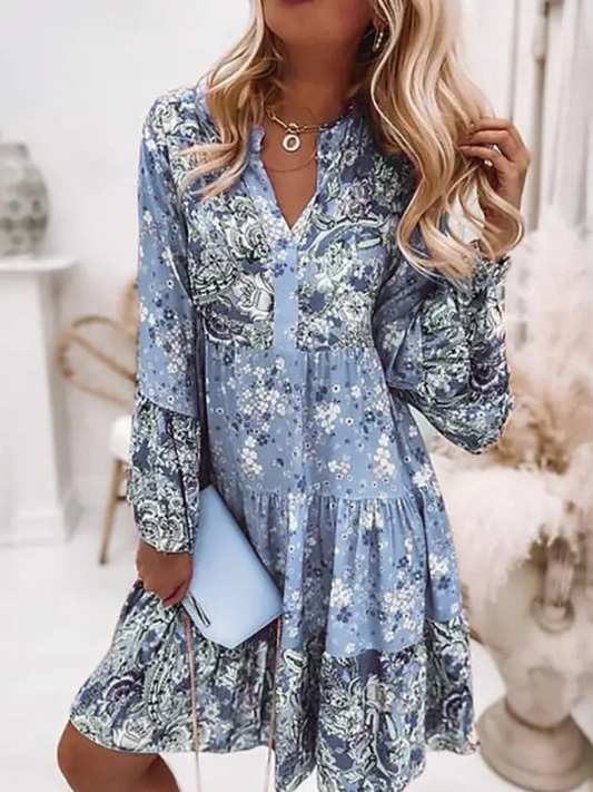 Korte jurk met print