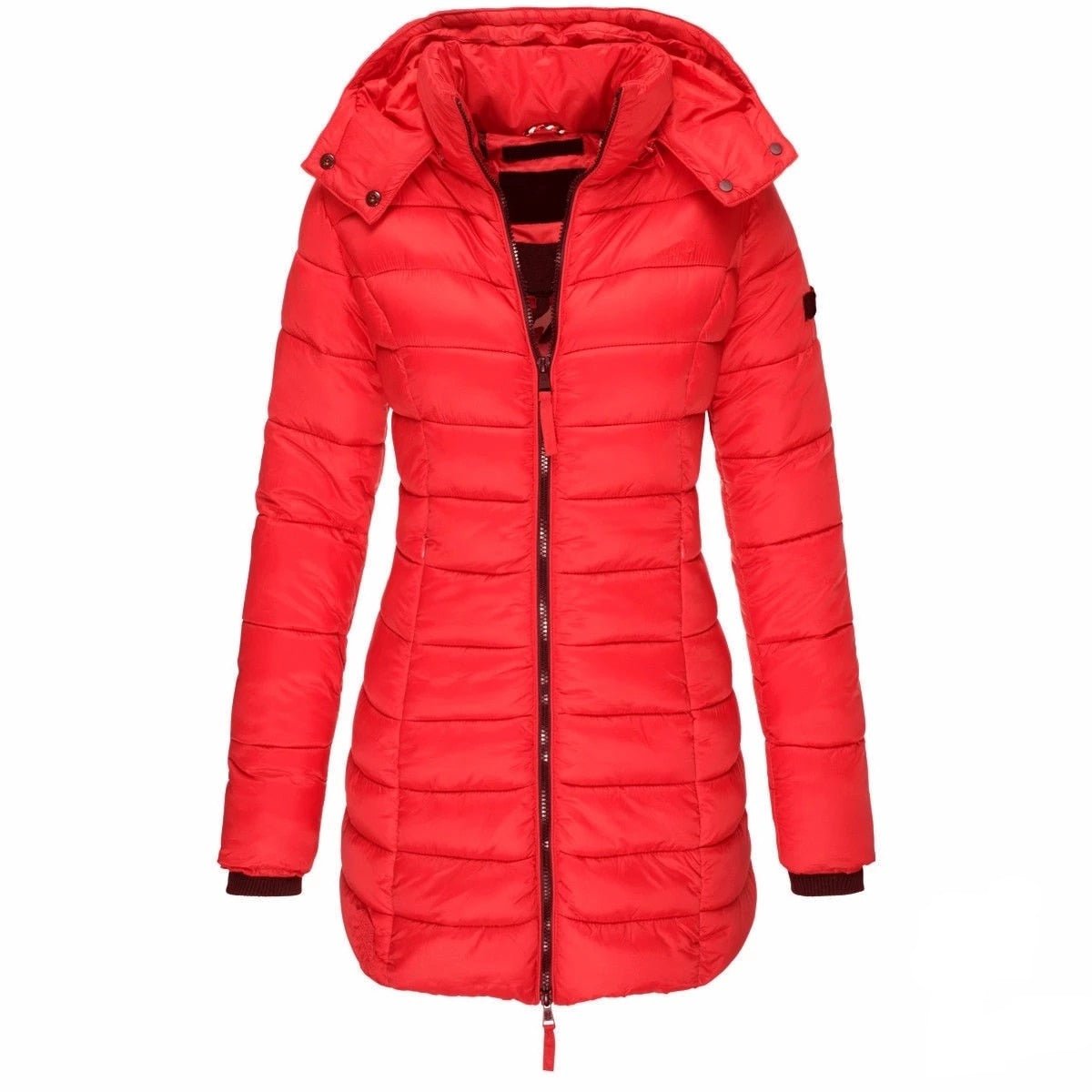 Gewatteerde Parka met Capuchon