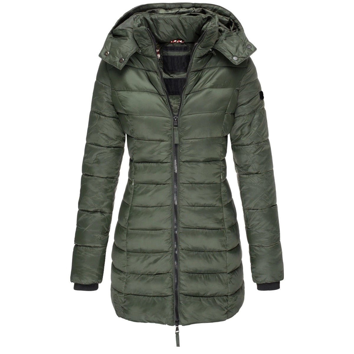 Gewatteerde Parka met Capuchon