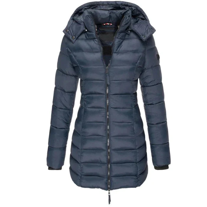 Gewatteerde Parka met Capuchon