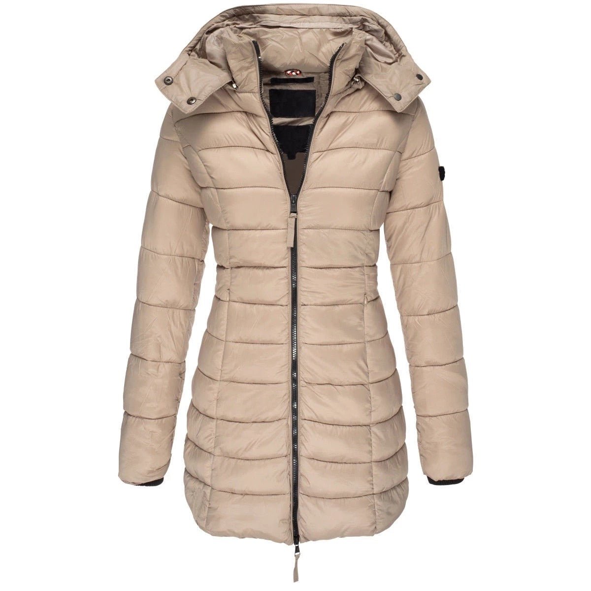 Gewatteerde Parka met Capuchon