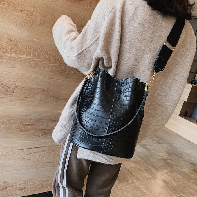 Leren Bucket Tas